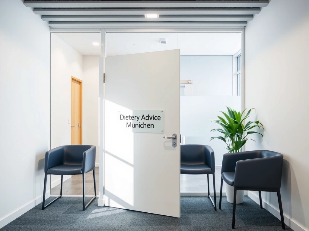 Eingangsbereich des Praxisstandorts in München